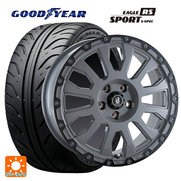 【最大3万円OFFクーポン 5/16 1:59迄】245/40R18 93W グッドイヤー イーグル RS スポーツ S-スペック 阿部商会 ラ・ストラーダ アベンチュラ SGAR 18-8J 国産車用 サマータイヤホイール4本セット