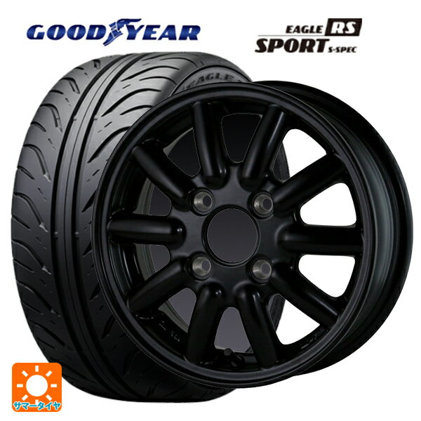 【6/11 1:59迄 全品ポイント5倍】165/55R14 72V グッドイヤー イーグル RS スポーツ S-スペック ドゥオール フェニーチェ RX1 MatBK 14-4.5J 国産車用 サマータイヤホイール4本セット