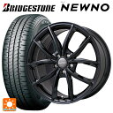 プジョー 5008(P87系)用 225/60R17 99H ブリヂストン ニューノ 正規品 # ユーロテック VPライン グロスブラック 新品サマータイヤホイール 4本セット