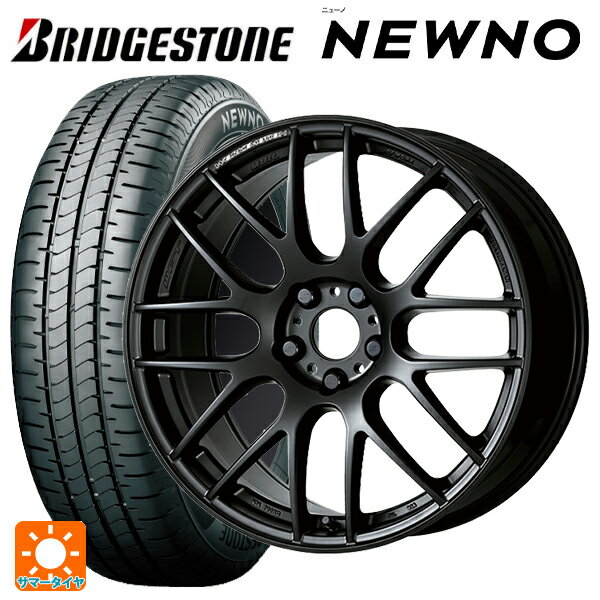 215/45R18 93W XL ブリヂストン ニューノ 正規品 # ワーク エモーション M8R MBL 18-7.5J 国産車用 サマータイヤホイール4本セット