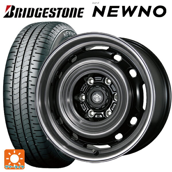 【6/22 20時〜 全品P5倍＆クーポン】165/55R14 72V ブリヂストン ニューノ 正規品 # トピー ランドフット XFG GB/P 14-4.5J 国産車用 サマータイヤホイール4本セット