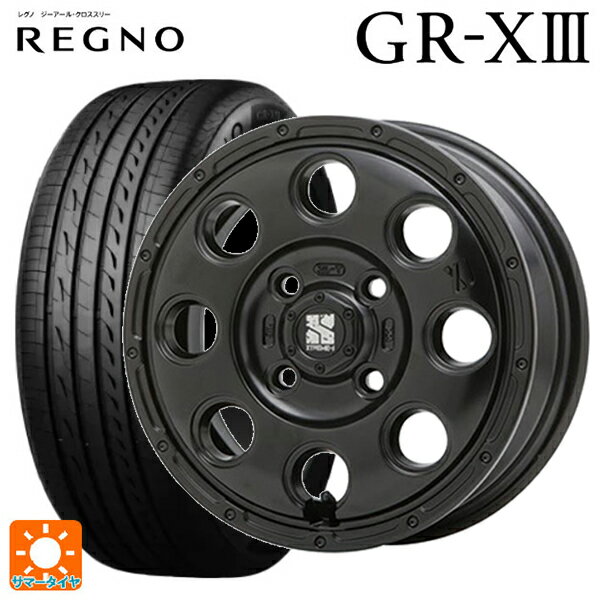 【6/15〜16限定 全品P5倍＆クーポン】165/55R15 75V ブリヂストン レグノ GR-X3 正規品 # エムエルジェイ エクストリームJ KK03 Satin Black 15-4.5J 国産車用 サマータイヤホイール4本セット