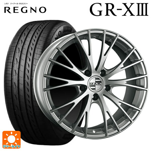 BMW M3(G80)用 275/35R19 100W XL ブリヂストン レグノ GR-X3 正規品 # 阿部商会 マック レネン # シルバー 新品サマータイヤホイール 4本セット