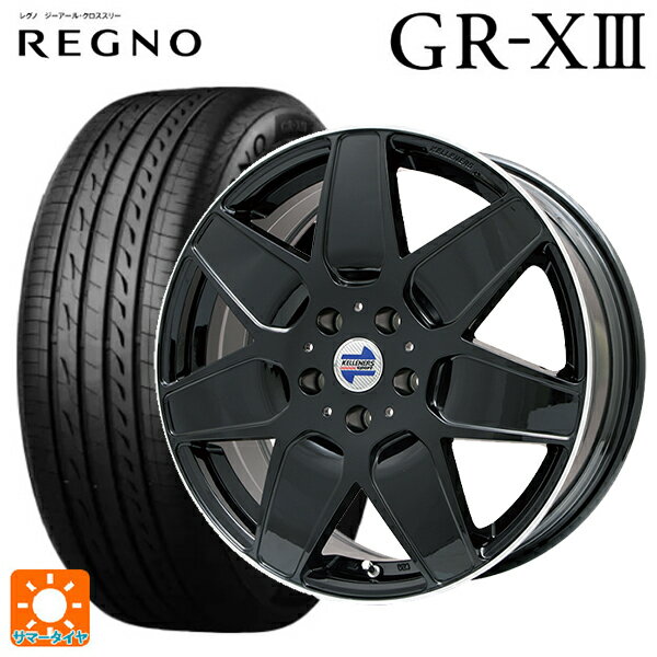 【6/15〜16限定 全品P5倍＆クーポン】ミニ ミニクロスオーバー(F60)用 225/50R18 95W ブリヂストン レグノ GR-X3 正規品 # ケレナーズ エムセブン グロスブラック/リムポリッシュ 新品サマータイヤホイール 4本セット