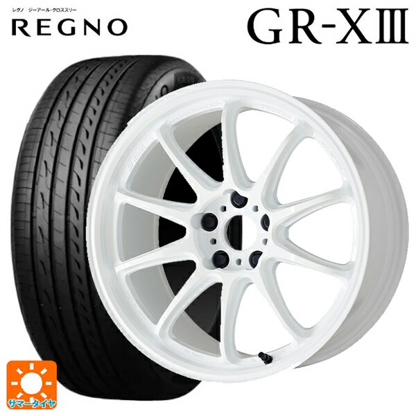 215/45R17 91W XL ブリヂストン レグノ GR-X3 正規品 ワーク エモーション ZR10 AZW 17-7J 国産車用 サマータイヤホイール4本セット