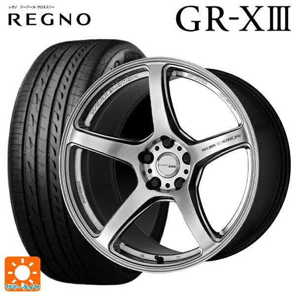 トヨタ GRヤリス(PA系)用 235/40R18 91W ブリヂストン レグノ GR-X3 正規品 # エモーション T5R GSL 新品サマータイヤホイール 4本セット