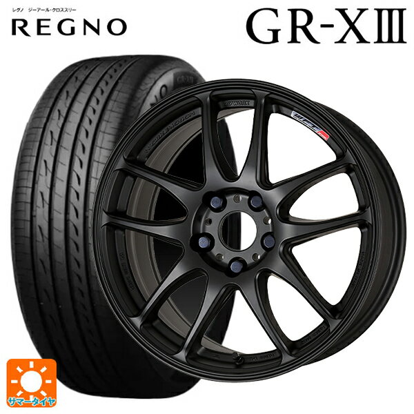 【6/22 20時〜 全品P5倍＆クーポン】245/40R18 93W ブリヂストン レグノ GR-X3 正規品 # ワーク エモーション CR極 MBL 18-8.5J 国産車用 サマータイヤホイール4本セット