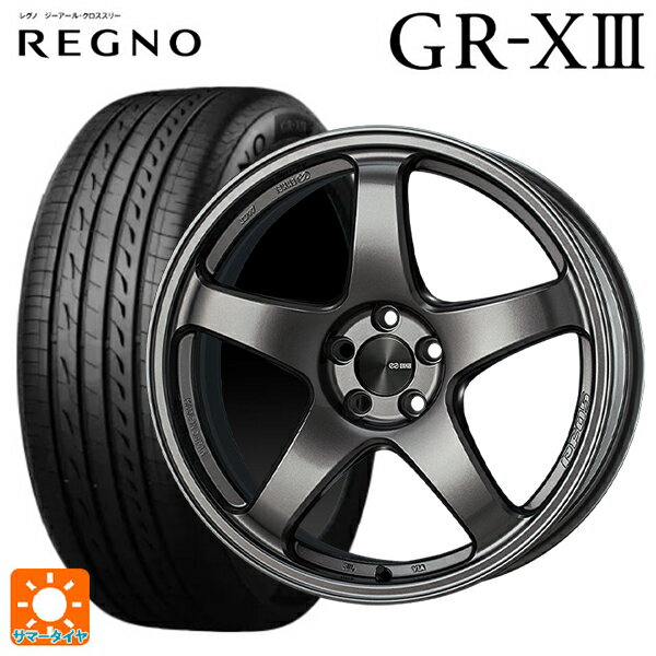 225/40R18 88W ブリヂストン レグノ GR-X3 正規品 # エンケイ パフォーマンスライン PF05 DS 18-7.5J 国産車用 サマータイヤホイール4本セット