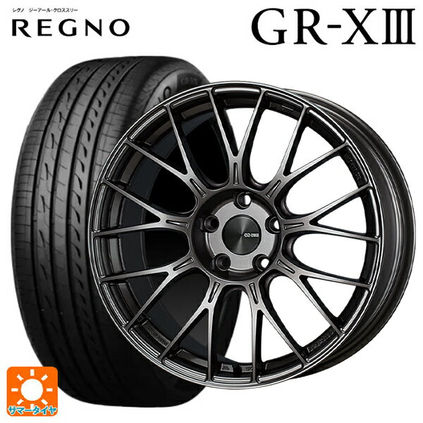 215/45R17 91W XL ブリヂストン レグノ GR-X3 正規品 エンケイ パフォーマンスライン PFM1 ダークシルバー 17-7J 国産車用 サマータイヤホイール4本セット