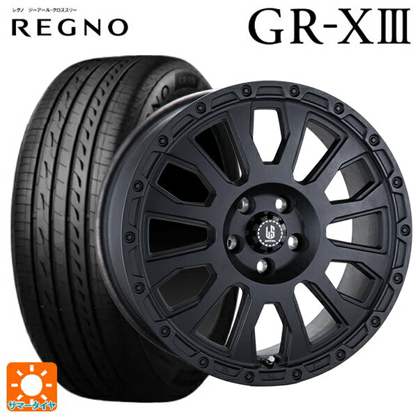 235/45R18 98W XL ブリヂストン レグノ GR-X3 正規品 # 阿部商会 ラ・ストラーダ アベンチュラ WB 18-8J 国産車用 サマータイヤホイール4本セット