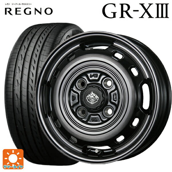 【6/22 20時〜 全品P5倍＆クーポン】165/65R14 79S ブリヂストン レグノ GR-X3 正規品 # トピー ランドフット XFG SC/P 14-5J 国産車用 サマータイヤホイール4本セット