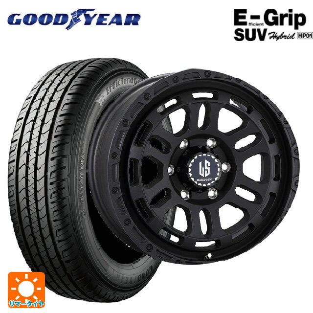 【6/22 20時〜 全品P5倍＆クーポン】トヨタ ハイラックス(120系)用 265/70R17 115S グッドイヤー エフィシェントグリップSUV HP01 阿部商会 ラ・ストラーダ ディスカバー WB 新品サマータイヤホイール 4本セット