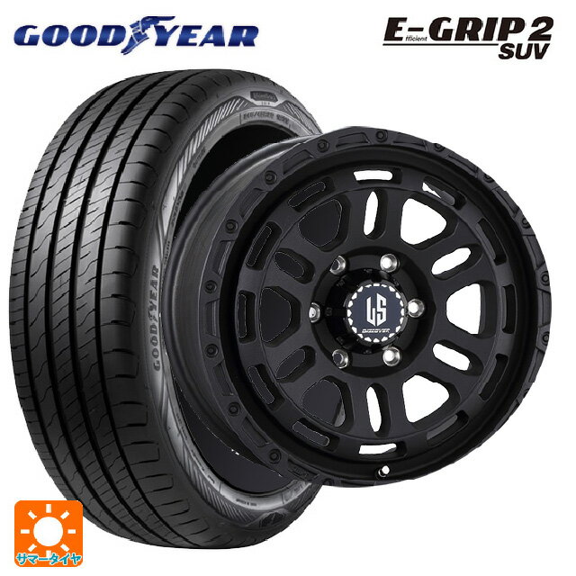 【6/22 20時〜 全品P5倍＆クーポン】トヨタ ハイラックス(120系)用 265/65R17 112H グッドイヤー エフィシェントグリップ 2 SUV 阿部商会 ラ・ストラーダ ディスカバー WB 新品サマータイヤホイール 4本セット