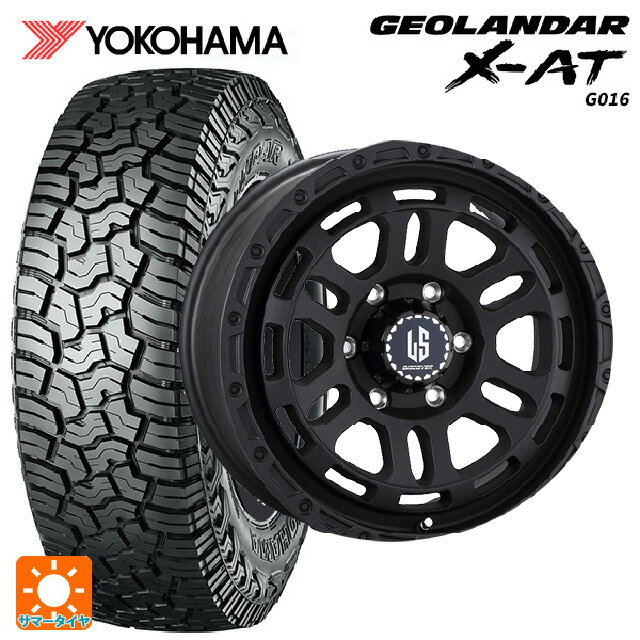 トヨタ ランドクルーザープラド(150系)用 265/70R17 115T ヨコハマ ジオランダー X-AT G016 ブラックレター 正規品 阿部商会 ラ・ストラーダ ディスカバー WB 新品サマータイヤホイール 4本セット