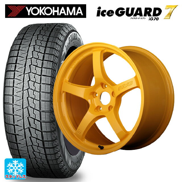 スバル レヴォーグ(VN系)用 225/45R18 95Q ヨコハマ アイスガード7(IG70) グラムライツ 57CR 2324 リミテッド WXZ 新品スタッドレスタイヤホイール 4本セット