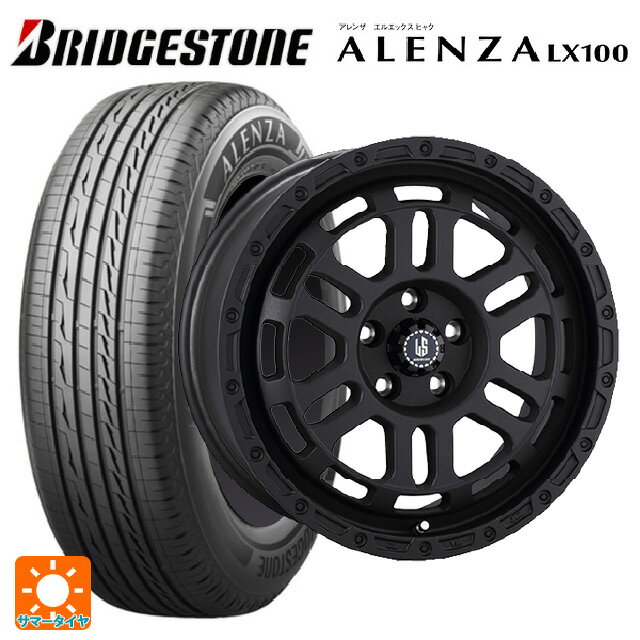 【最大3万円OFFクーポン 5/16 1:59迄】2022年製 215/60R17 96H ブリヂストン アレンザLX100 正規品 # 阿部商会 ラ・ストラーダ ディスカバー WB 17-7J 国産車用 サマータイヤホイール4本セット