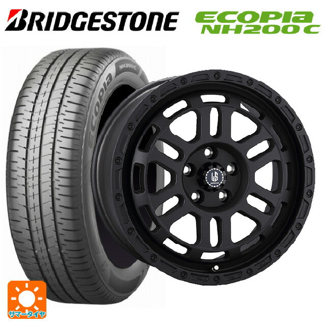 【6/22 20時〜 全品P5倍＆クーポン】195/45R17 81W ブリヂストン エコピア NH200C 正規品 # 阿部商会 ラ・ストラーダ ディスカバー WB 17-7J 国産車用 サマータイヤホイール4本セット