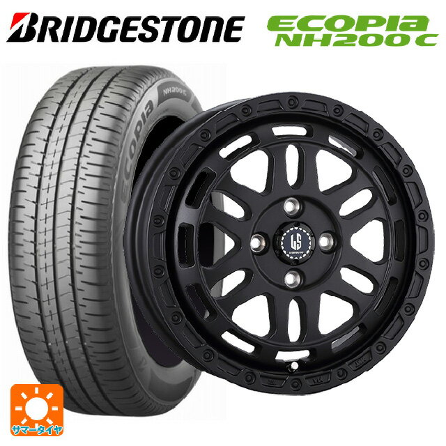 【6/22 20時〜 全品P5倍＆クーポン】165/65R14 79S ブリヂストン エコピア NH200C 正規品 阿部商会 ラ・ストラーダ ディスカバー WB 14-5J 国産車用 サマータイヤホイール4本セット