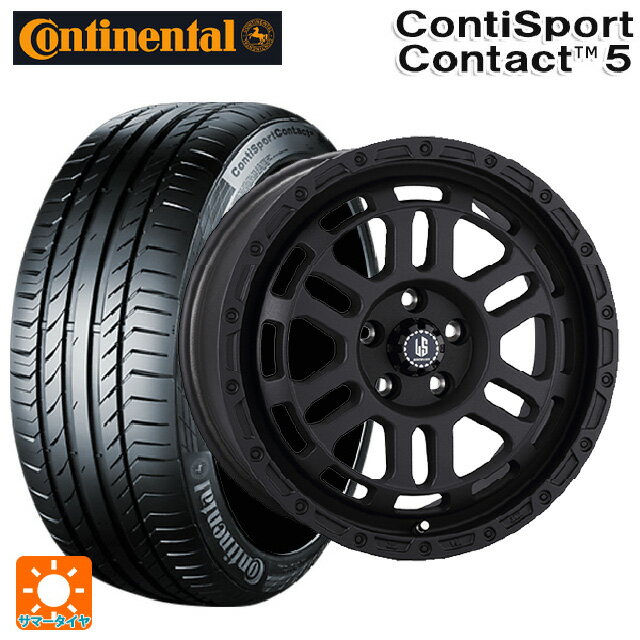 【6/22 20時〜 全品P5倍＆クーポン】235/45R17 94W コンチネンタル コンチスポーツコンタクト 5 正規品 阿部商会 ラ・ストラーダ ディスカバー WB 17-7J 国産車用 サマータイヤホイール4本セット