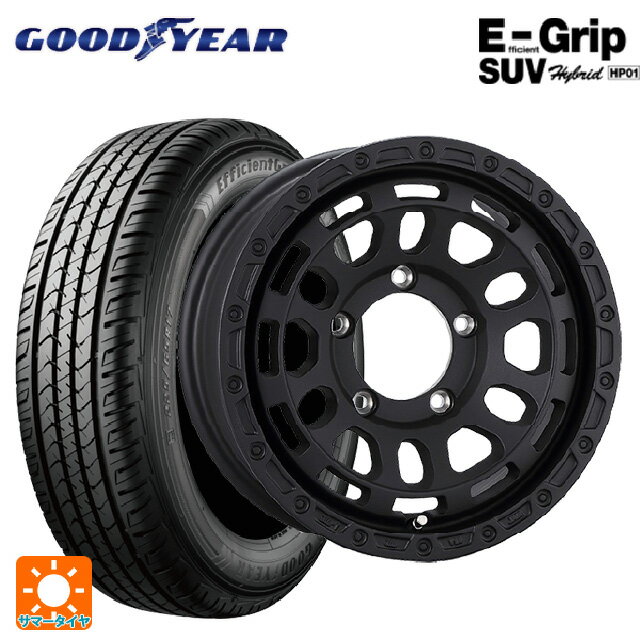 2022年製 195/80R15 96H グッドイヤー エフィシェントグリップSUV HP01 # 阿部商会 ラ・ストラーダ ディスカバー WB 15-6J 国産車用 サマータイヤホイール4本セット