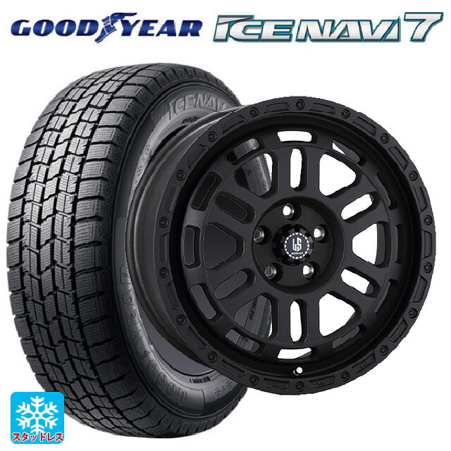 【6/15〜16限定 全品P5倍＆クーポン】スズキ スイフトスポーツ(ZC33S)用 185/55R16 83Q グッドイヤー アイスナビ7(数量限定) 阿部商会 ラ・ストラーダ ディスカバー WB 新品スタッドレスタイヤホイール 4本セット