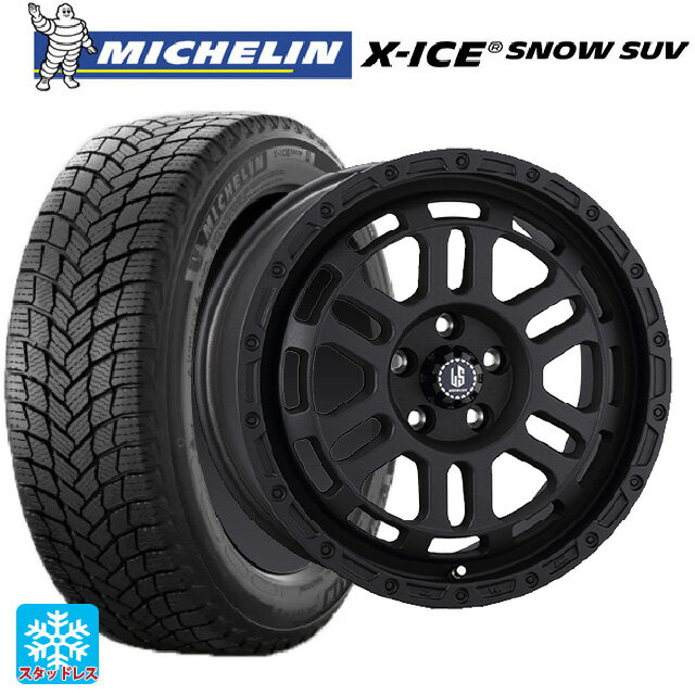 【6/11 1:59迄 全品ポイント5倍】2024年製 235/60R18 107T XL ミシュラン 正規品 エックスアイス スノー SUV # 阿部商会 ラ・ストラーダ ディスカバー WB 18-8J 国産車用 スタッドレスタイヤホイール4本セット