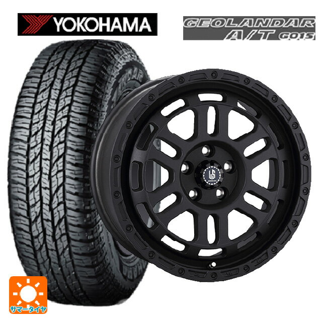 【6/11 1:59迄 全品ポイント5倍】ミツビシ デリカD5(3DA系)用 225/55R18 98H ヨコハマ ジオランダー A/T G015 ブラックレター 正規品 阿部商会 ラ・ストラーダ ディスカバー WB 新品サマータイヤホイール 4本セット