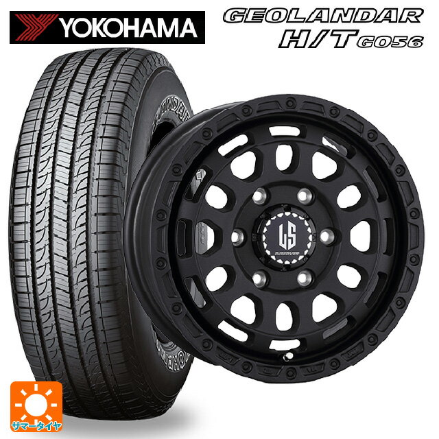 トヨタ ハイエース(200系)用 195/80R15 107/105L ヨコハマ ジオランダー H/T G056 ホワイトレター 正規品 # 阿部商会 ラ・ストラーダ ディスカバー WB 新品サマータイヤホイール 4本セット