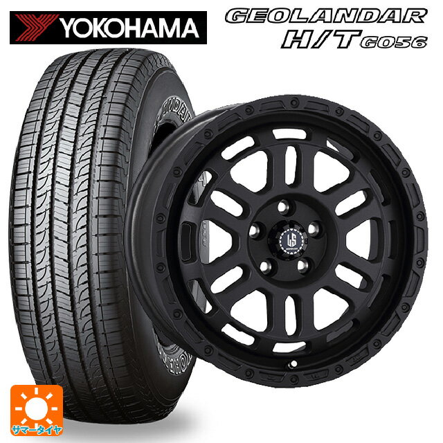 【6/22 20時〜 全品P5倍＆クーポン】トヨタ RAV4(50系)用 245/70R16 111H XL ヨコハマ ジオランダー H/T G056 ブラックレター 正規品 阿部商会 ラ・ストラーダ ディスカバー WB 新品サマータイヤホイール 4本セット