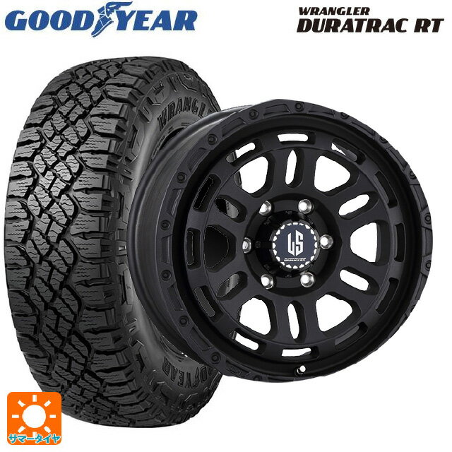 【6/15〜16限定 全品P5倍＆クーポン】トヨタ ランドクルーザープラド(150系)用 285/70R17 122/119R グッドイヤー ラングラー デュラトラック RT ブラックレター 阿部商会 ラ・ストラーダ ディスカバー WB 新品サマータイヤホイール 4本セット