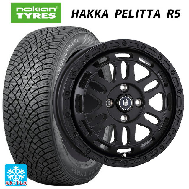 スズキ ハスラー(MR52/92S)用 175/65R15 88R XL ノキアン ハッカペリッタR5 阿部商会 ラ・ストラーダ ディスカバー # WB 新品スタッドレスタイヤホイール 4本セット