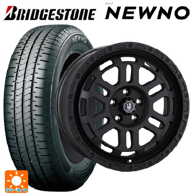 【6/22 20時〜 全品P5倍＆クーポン】225/60R17 99H ブリヂストン ニューノ 正規品 # 阿部商会 ラ・ストラーダ ディスカバー WB 17-7J 国産車用 サマータイヤホイール4本セット