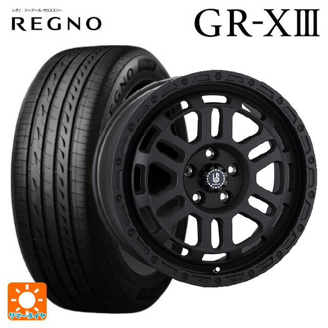 【最大3万円OFFクーポン 5/16 1:59迄】215/45R17 91W XL ブリヂストン レグノ GR-X3 正規品 阿部商会 ラ・ストラーダ ディスカバー WB 17-7J 国産車用 サマータイヤホイール4本セット