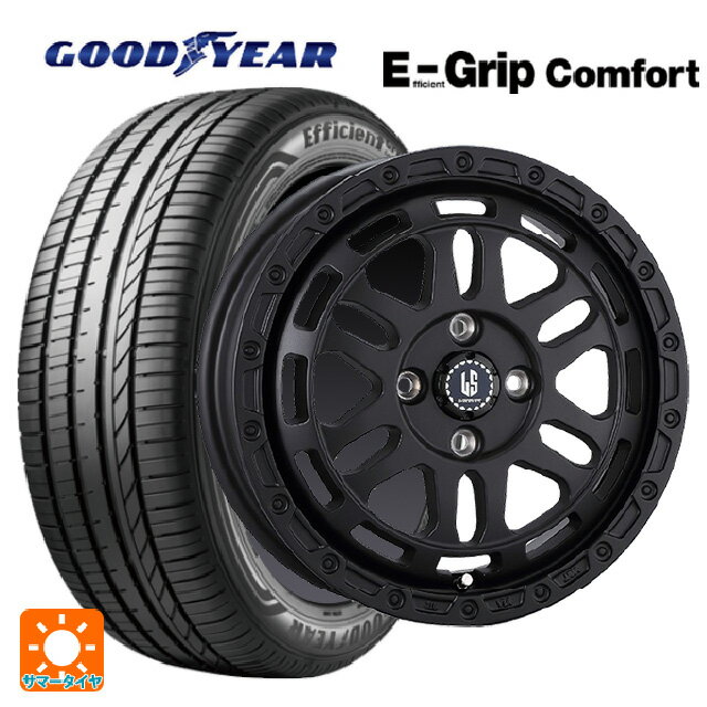 【6/15〜16限定 全品P5倍＆クーポン】在庫有 165/55R15 75V グッドイヤー エフィシェントグリップ コンフォート # 阿部商会 ラ・ストラーダ ディスカバー # WB 15-4.5J 国産車用 サマータイヤホイール4本セット