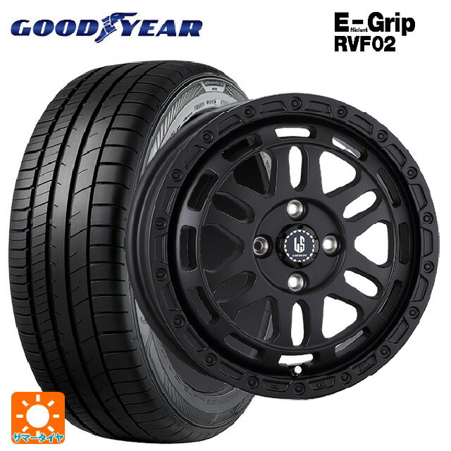 【6/15〜16限定 全品P5倍＆クーポン】165/65R14 79H グッドイヤー エフィシェントグリップ RVF02 阿部商会 ラ・ストラーダ ディスカバー WB 14-5J 国産車用 サマータイヤホイール4本セット