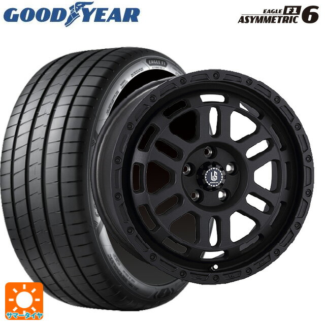 【6/11 1:59迄 全品ポイント5倍】235/45R17 97Y XL グッドイヤー イーグル F1 アシメトリック6 # 阿部商会 ラ・ストラーダ ディスカバー WB 17-7J 国産車用 サマータイヤホイール4本セット