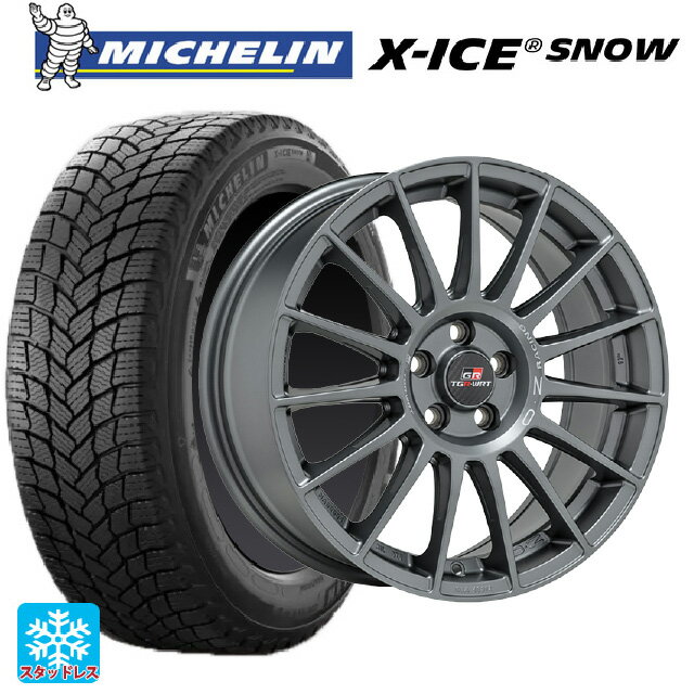 215/45R17 91H XL ミシュラン 正規品 エックスアイス スノー オーゼット レーシング スーパーツーリズモ TGR-WRT ラリーグラファイト 17-7J 国産車用 スタッドレスタイヤホイール4本セット