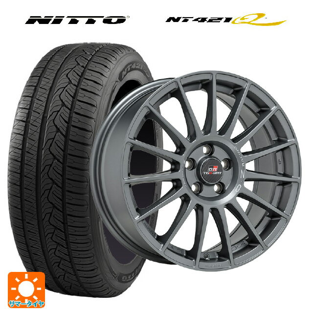 225/65R17 106V XL ニットー NT421Q オーゼット レーシング スーパーツーリズモ TGR-WRT ラリーグラファイト 17-7J 国産車用 サマータイヤホイール4本セット