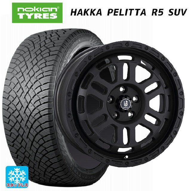 【5/20限定 最大3万円OFFクーポン】ミツビシ アウトランダー(5LA GNOW)用 235/60R18 107R XL ノキアン ハッカペリッタR5 SUV ラ・ストラーダ ディスカバー WB 新品スタッドレスタイヤホイール 4本セット