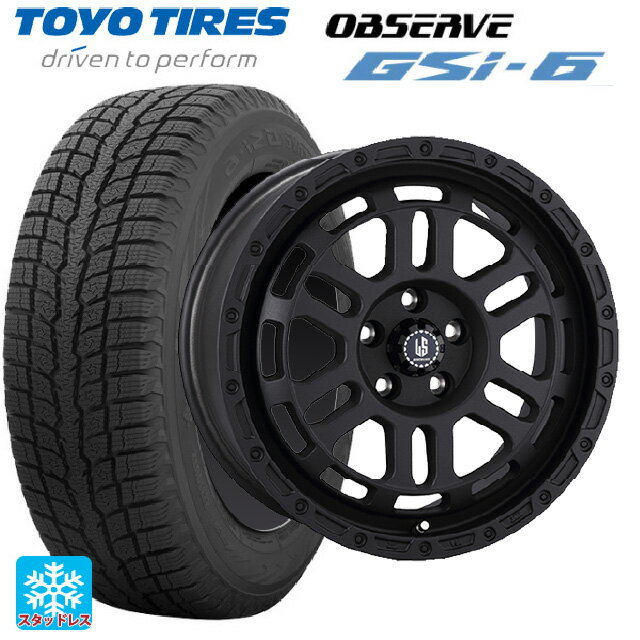 【6/11 1:59迄 全品ポイント5倍】225/60R18 100Q トーヨー オブザーブ GSI-6 阿部商会 ラ・ストラーダ ディスカバー WB 18-8J 国産車用 スタッドレスタイヤホイール4本セット