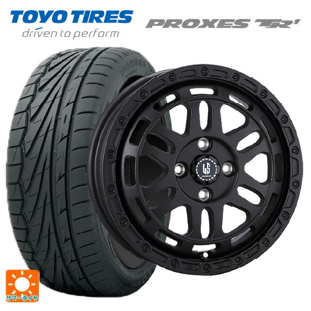 【6/15〜16限定 全品P5倍＆クーポン】165/55R15 75V トーヨー プロクセス TR1 阿部商会 ラ・ストラーダ ディスカバー # WB 15-4.5J 国産車用 サマータイヤホイール4本セット