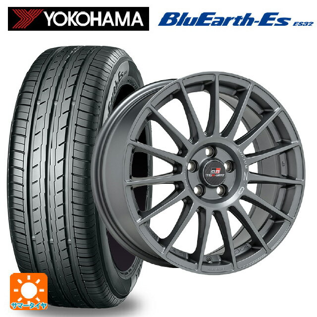 215/45R17 91V ヨコハマ ブルーアースEs ES32 オーゼット レーシング スーパーツーリズモ TGR-WRT ラリーグラファイト 17-7J 国産車用 サマータイヤホイール4本セット