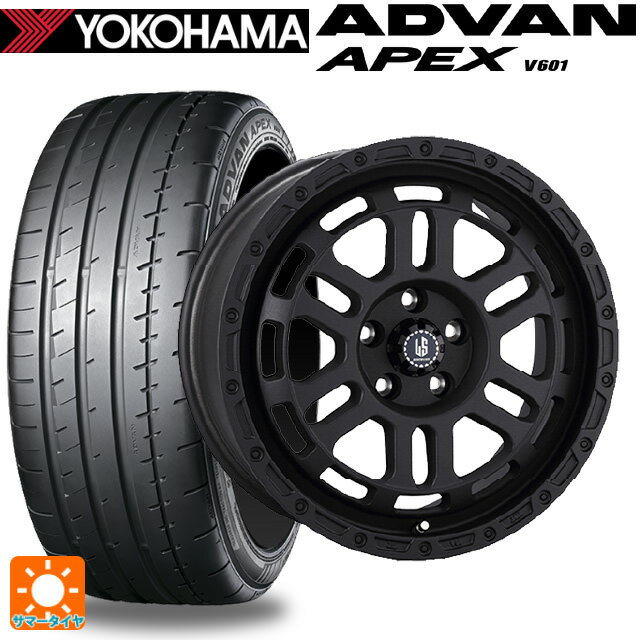 【6/11 1:59迄 全品ポイント5倍】225/45R17 94Y XL ヨコハマ アドバン アペックス V601 正規品 阿部商会 ラ・ストラーダ ディスカバー WB 17-7J 国産車用 サマータイヤホイール4本セット