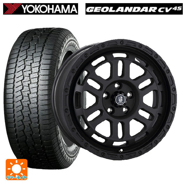 【6/22 20時〜 全品P5倍＆クーポン】225/55R17 97V ヨコハマ ジオランダー CV G058 正規品 阿部商会 ラ・ストラーダ ディスカバー WB 17-7J 国産車用 サマータイヤホイール4本セット