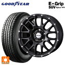 225/55R17 97V グッドイヤー エフィシェントグリップSUV HP01 ウェッズ マッドヴァンス 08 FLINT BLACK 17-7J 国産車用 サマータイヤホイール4本セット