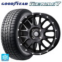 165/55R14 72Q グッドイヤー アイスナビ7(数量限定) # ウェッズ マッドヴァンス 08 FLINT BLACK 14-4.5J 国産車用 スタッドレスタイヤホイール4本セット