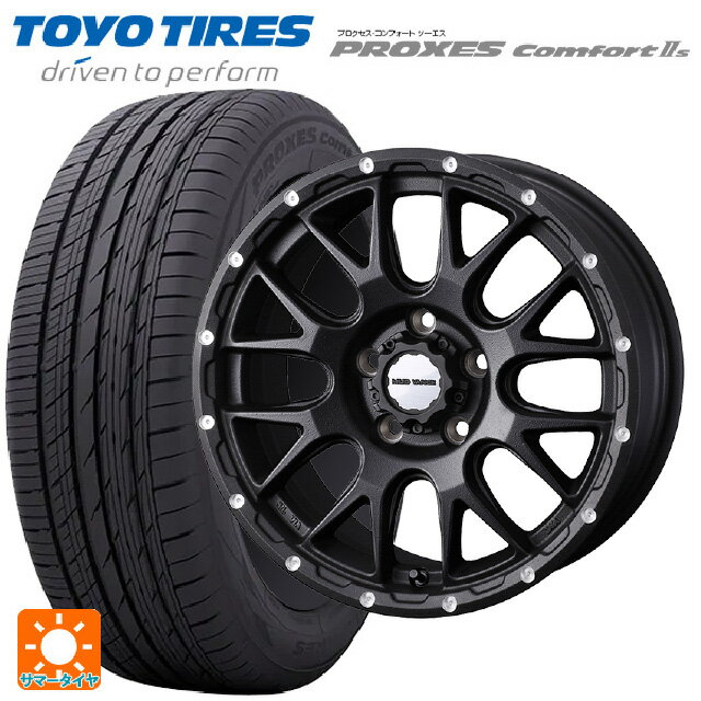 215/50R17 95V トーヨー プロクセス　コンフォート2S ウェッズ マッドヴァンス 08 FLINT BLACK 17-7J 国産車用 サマータイヤホイール4本セット