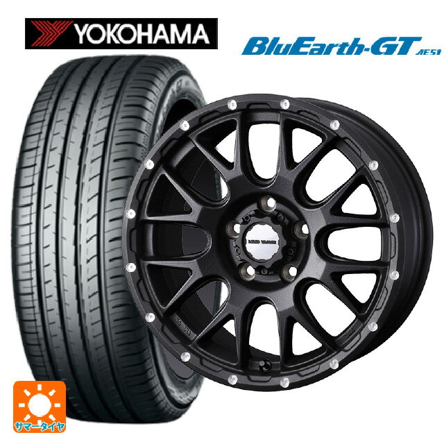 【最大3万円OFFクーポン 5/16 1:59迄】225/45R18 95W XL ヨコハマ ブルーアースGT AE51 ウェッズ マッドヴァンス 08 FLINT BLACK 18-7.5J 国産車用 サマータイヤホイール4本セット