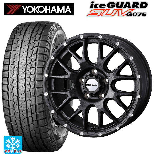 【6/15〜16限定 全品P5倍＆クーポン】2024年製 235/70R16 106Q ヨコハマ アイスガードSUV G075 ウェッズ マッドヴァンス 08 FLINT BLACK 16-7J 国産車用 スタッドレスタイヤホイール4本セット