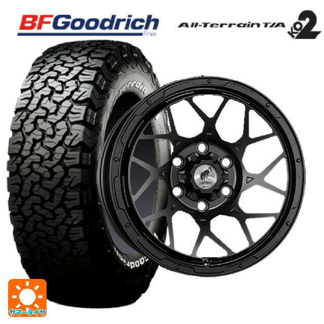 265/65R17 120/117S BFグッドリッチ オールテレーン TA KO2 ホワイトレター # 正規品 スーパースター ロディオドライブ 8Mモノ マットブラック 17-8J 国産車用 サマータイヤホイール4本セット